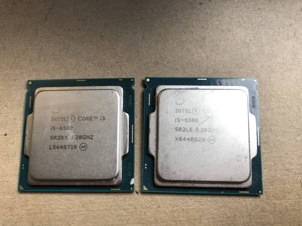 送料180円　インテルCPU　 Core i5-6500　 2個 動作未確認JUNK