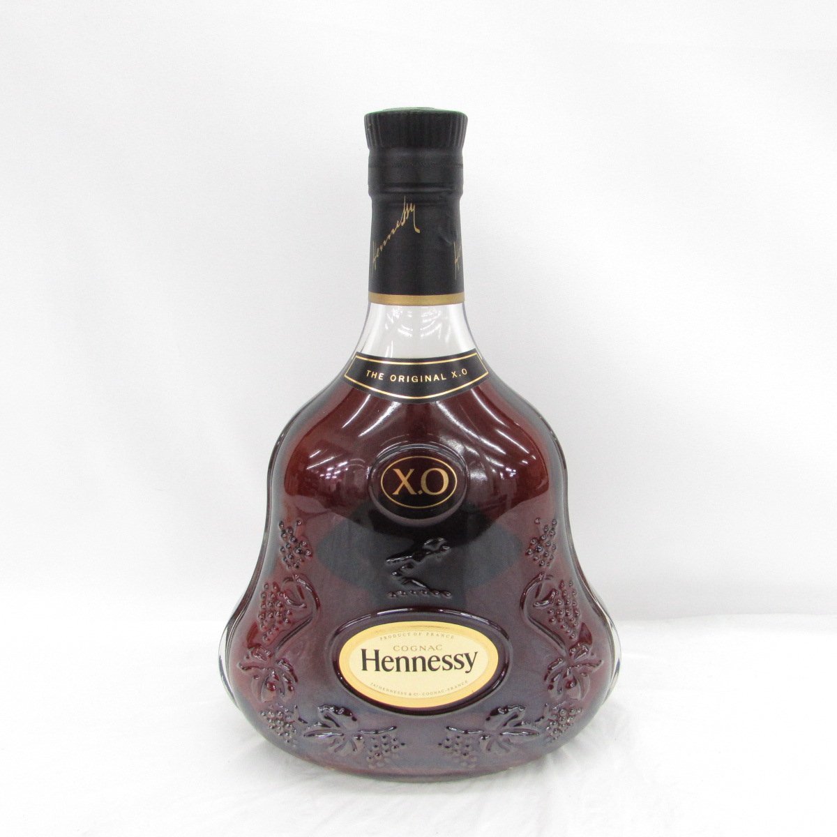 未開栓】Hennessy ヘネシー XO 黒キャップ クリアボトル ブランデー