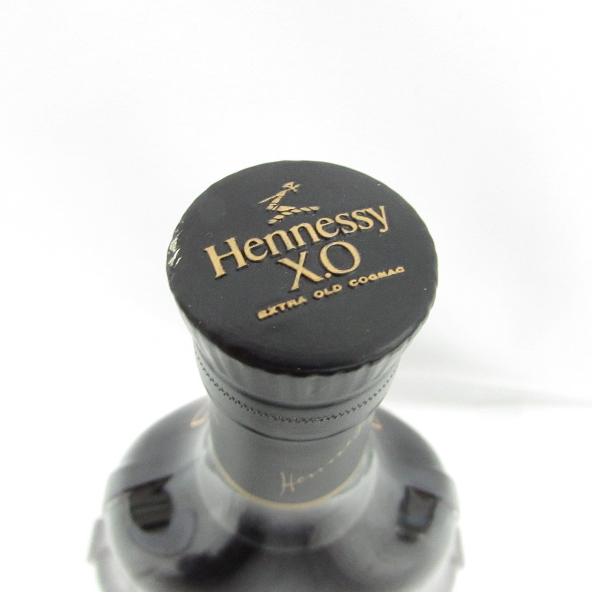 未開栓】Hennessy ヘネシー XO 黒キャップ クリアボトル ブランデー