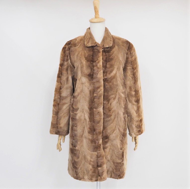 貂商】h413 EMBA BLACKGLAMA ブラックグラマ ブラックミンク ハーフ