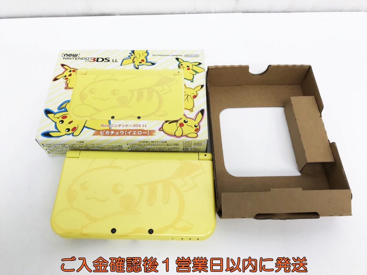 1円】Newニンテンドー3DS LL ピカチュウ イエロー RED-001 本体 動作