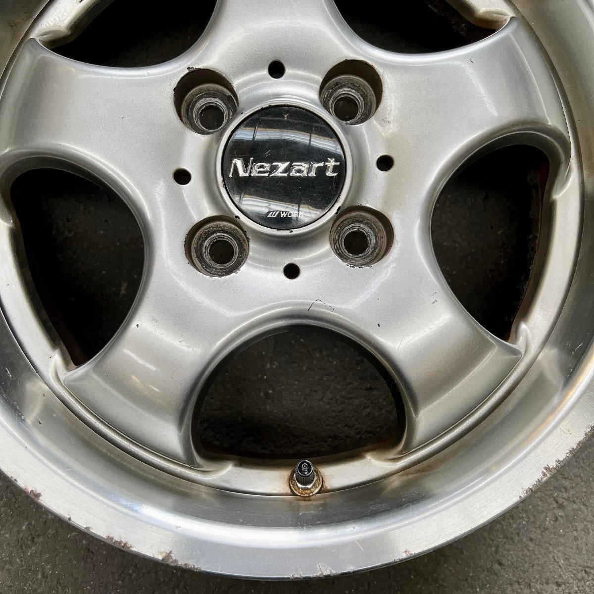 社外ホイール1本 WORK Nezart S1(ワーク ネッツァルト) 14×5J +42 100
