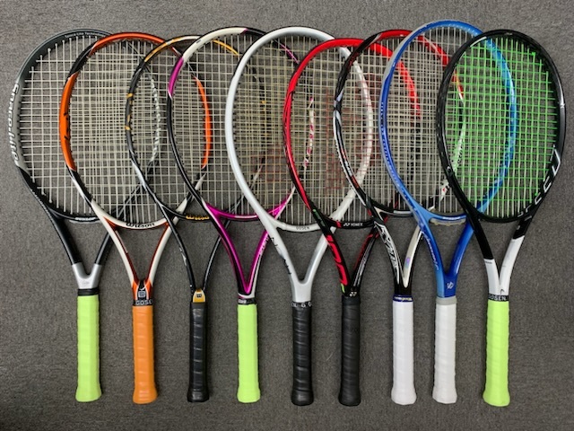 230187■中古品　 テニスラケット９本セット