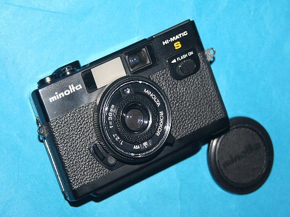 ★ 今回限定 特別出品！きれいな完動品！単焦点 MFコンパクト！★ ミノルタ MINOLTA HI-MATIC S ※ フィルムカメラ入門用にお奨め！EA2802