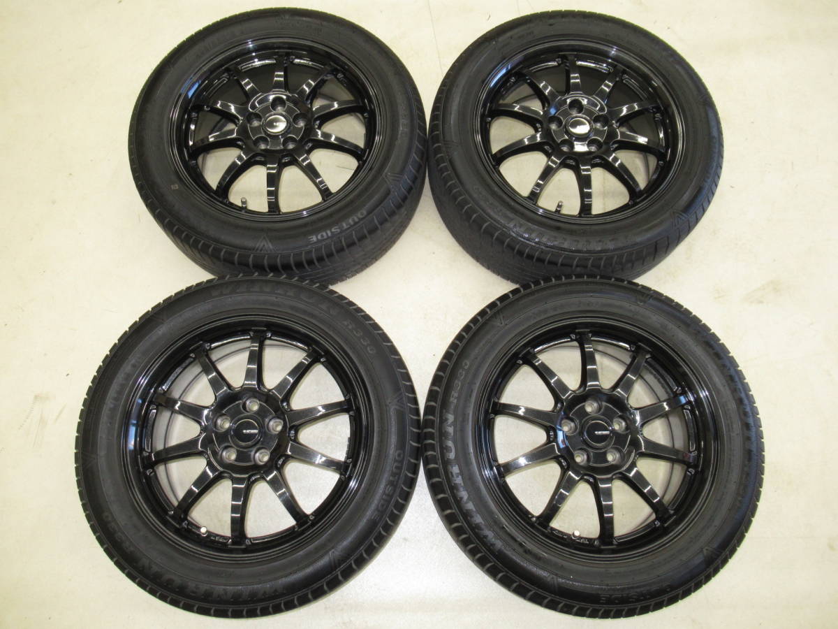 最安値，本物保証 目立つ傷無し ホットスタッフ G SPEED G04 6.5J-16 off+48 pcd100/5H 205/55R16 タイヤ付き4本 インプレッサ レガシィ 86 BRZ プリウス等(ラジアルタイヤ)｜売買されたオークション情報、yahooの商品情報をア 5穴