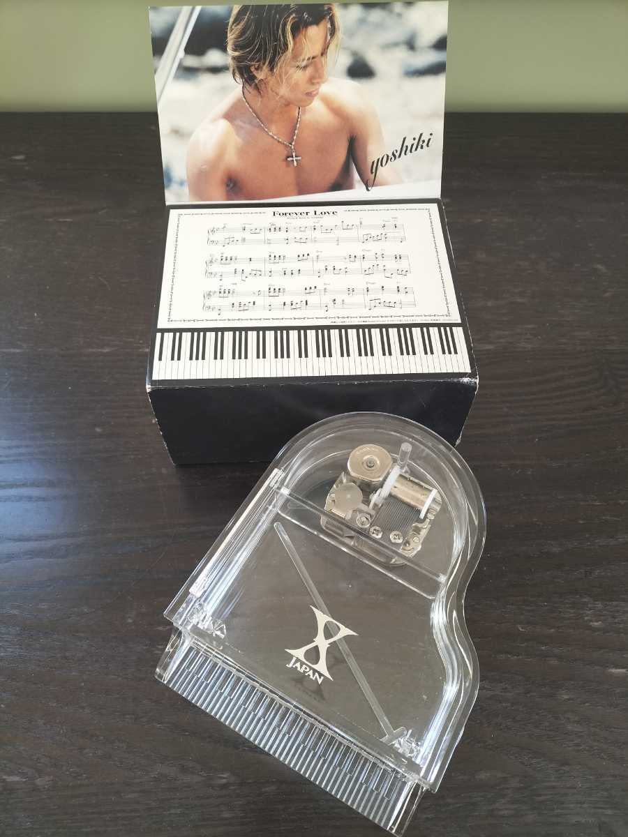 YOSHIKI ピアノ型アクリルオルゴール HWXJ-0054 オルゴール 