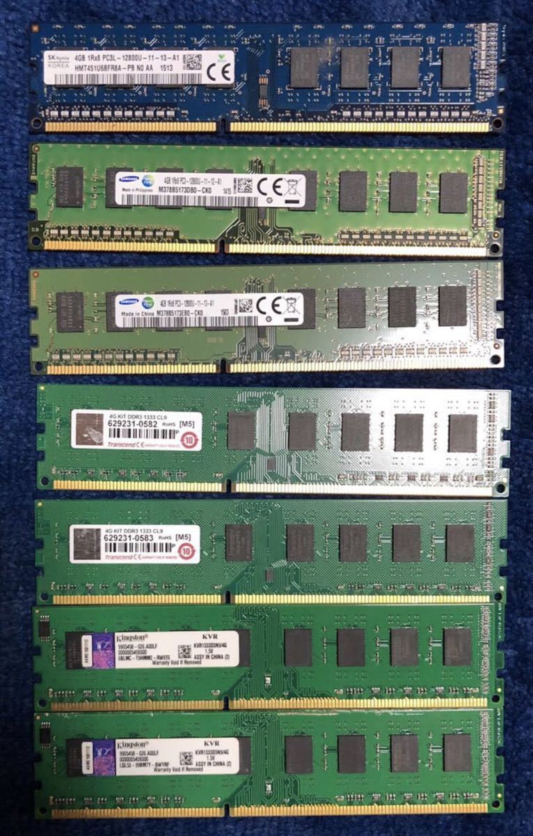 デスクトップ用　メモリ- 4GBメモリ- SAMSUNG hynix7枚