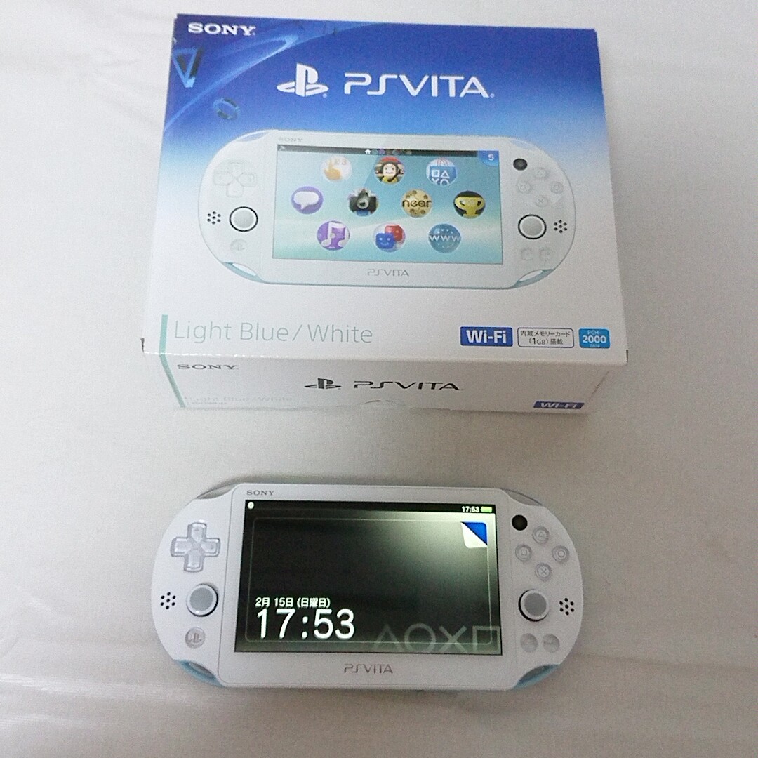 PlayStation Vita 本体 ライトブルー/ホワイト（☆PSVITA ハード 