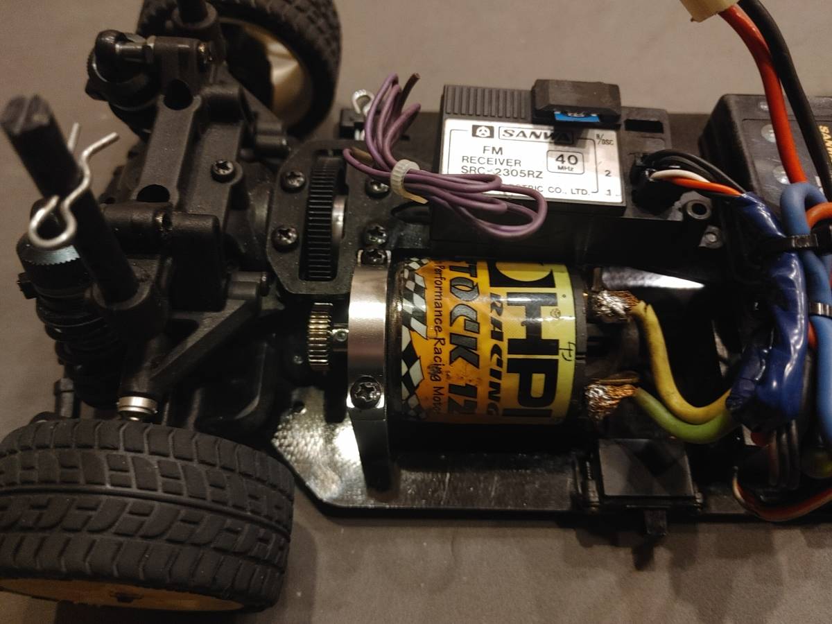 ABCホビー Mシャーシ モーター アンプ サーボ ボディ付き ABCホビー M