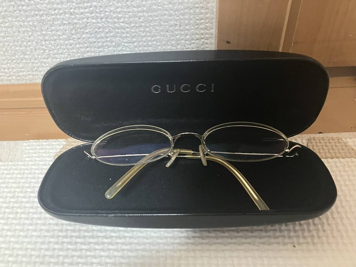 1円 希少 レア GUCCI グッチ GG2676J TITAN チタン サングラス 眼鏡 