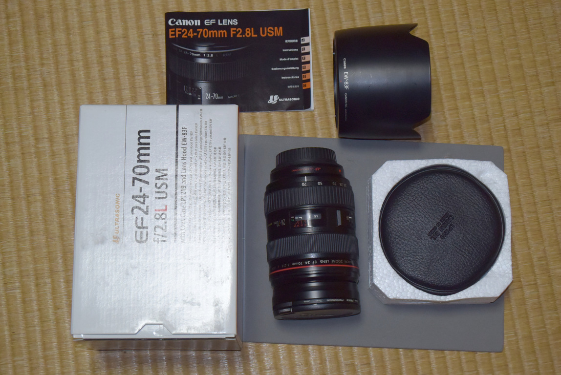 Canon キヤノン EF 28-105mm F3.5-4.5 USM 純正フード付き 美品