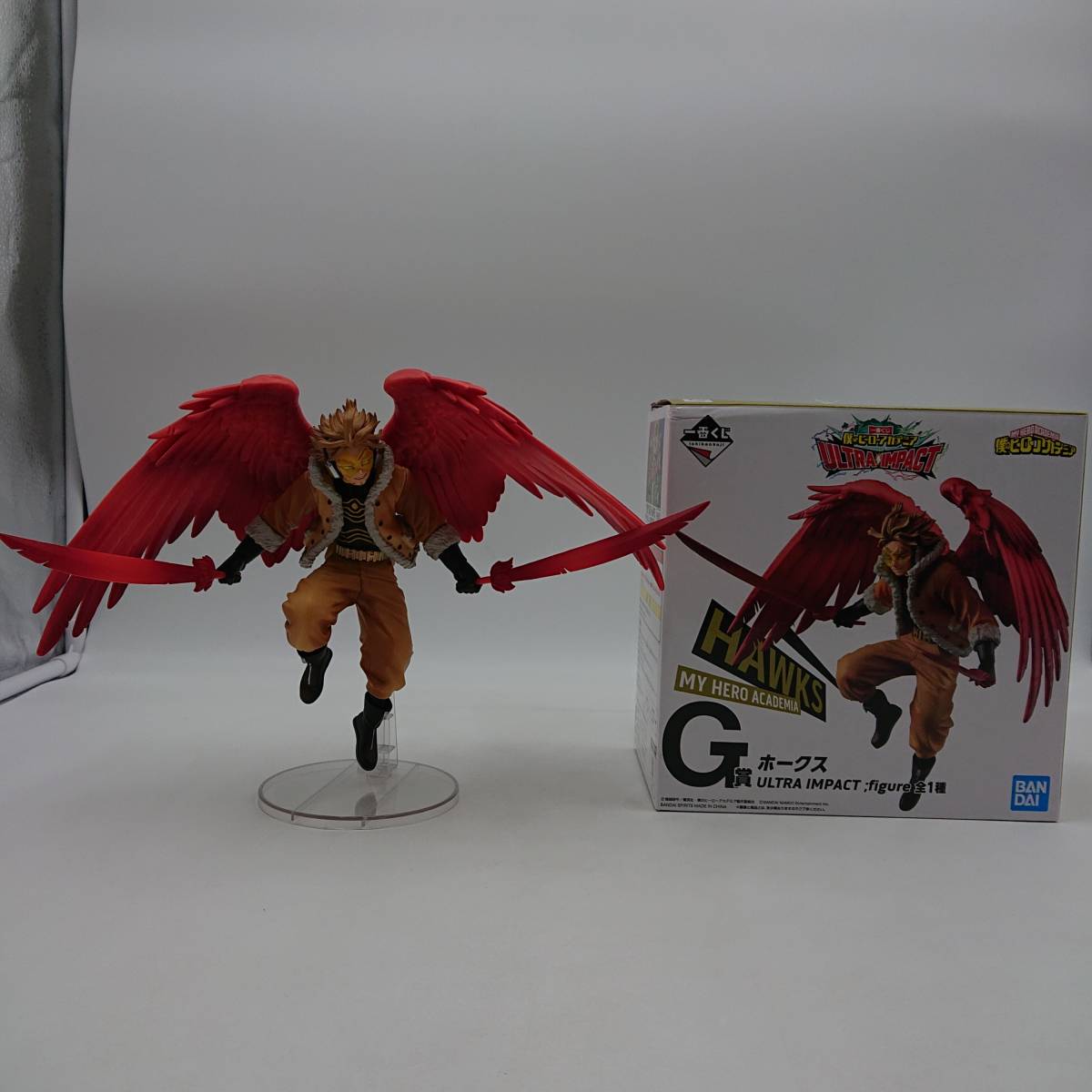 玩A43 フィギュア 一番くじ 僕のヒーローアカデミア ULTRA IMPACT G賞 ホークス;figure