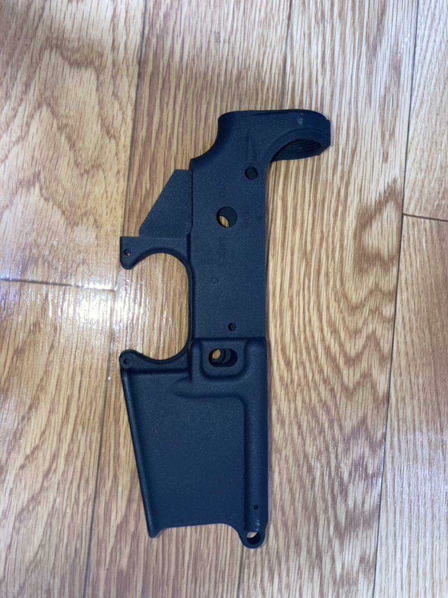 メーカー不明　CNC削り出し　M4 ロアレシーバー　COLT刻印　GBB用_3