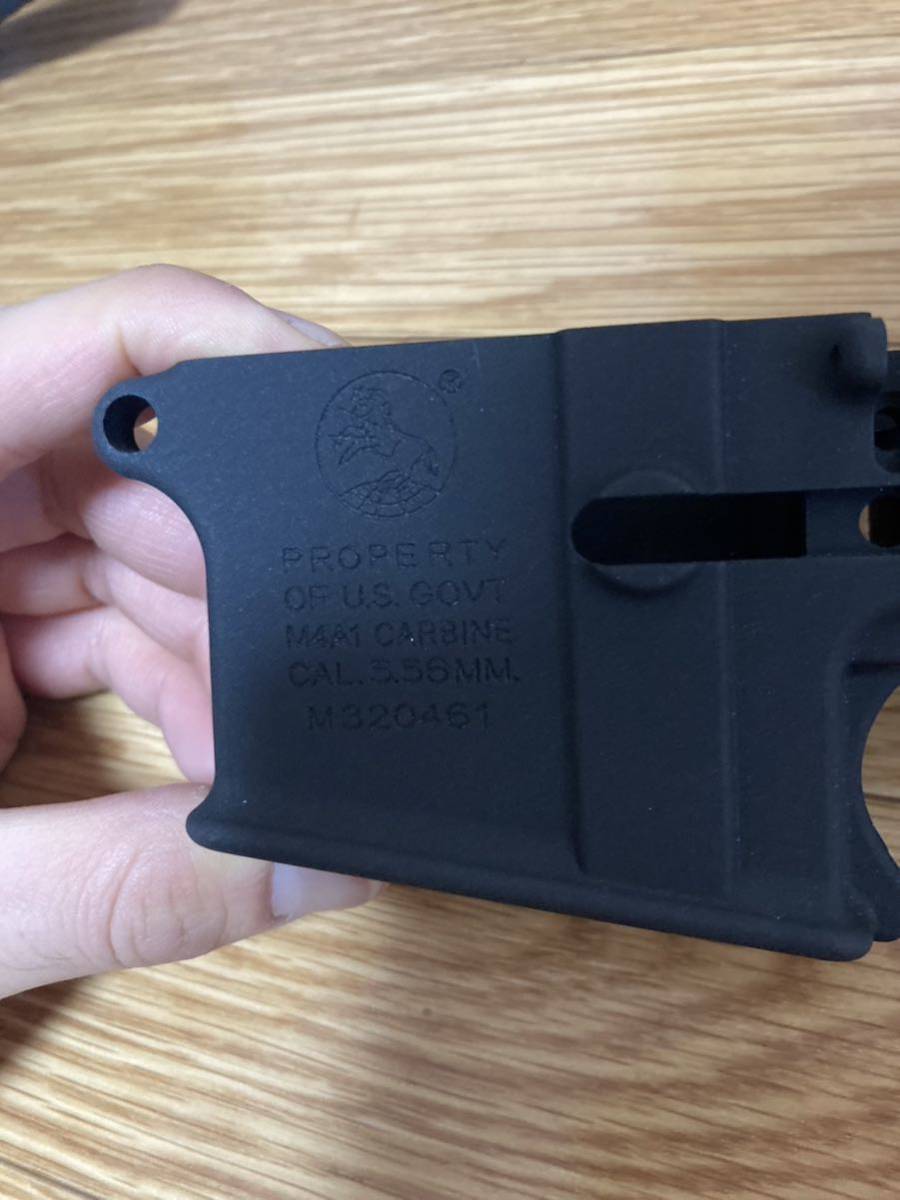 メーカー不明　CNC削り出し　M4 ロアレシーバー　COLT刻印　GBB用_5