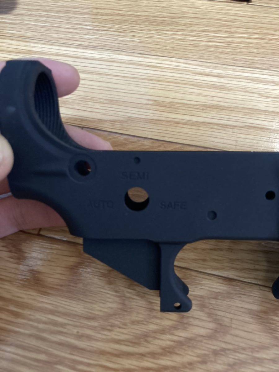 メーカー不明　CNC削り出し　M4 ロアレシーバー　COLT刻印　GBB用_7