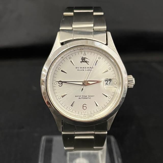 仙50【稼働品】BURBERRY　BLACK　LABEL　AUTOMATIC　GN-4W-S　バーバリー　ブラックレーベル　オートマチック　腕時計　メンズ