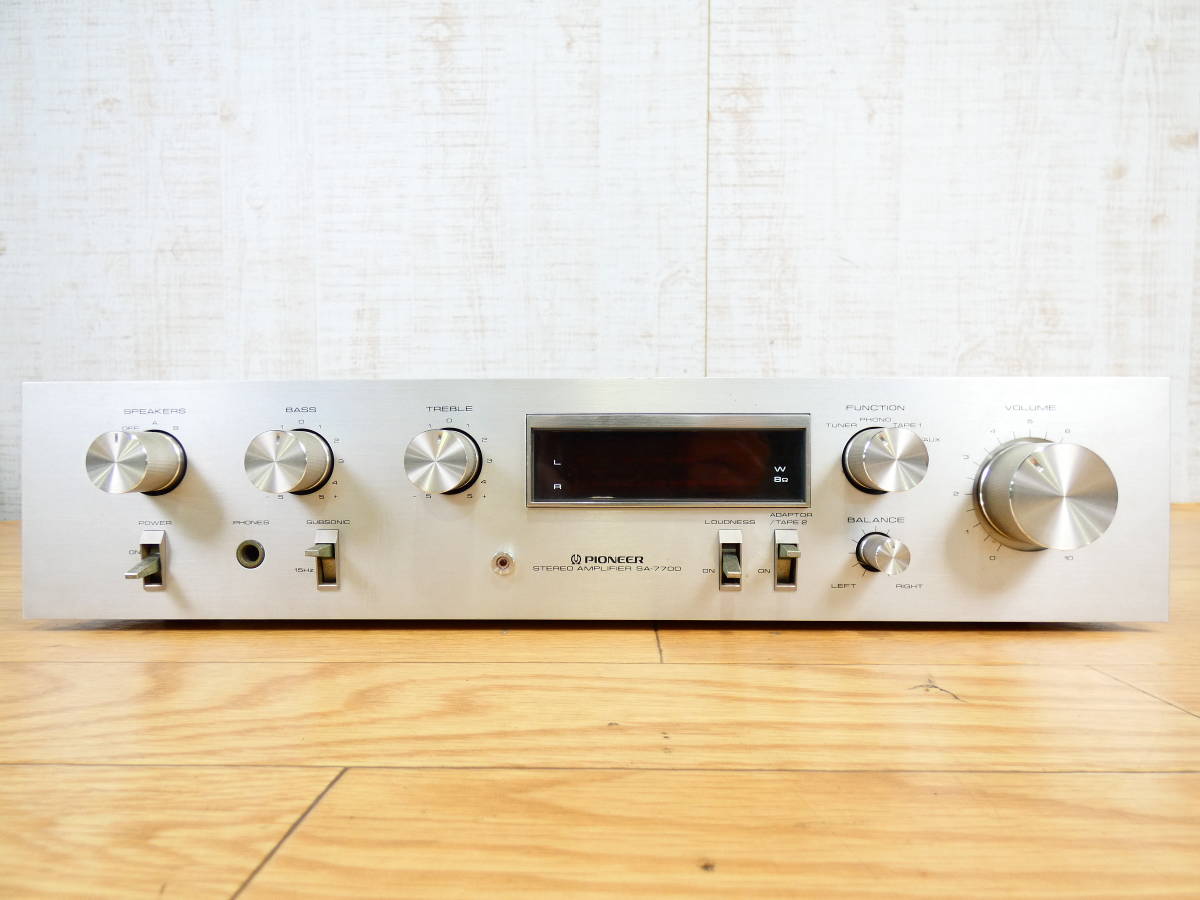 PIONEER パイオニア SA-7700 プリメインアンプ 音響機器 オーディオ
