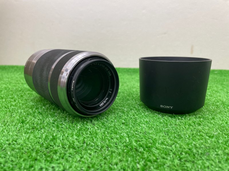 ♪0599 ジャンク品 カメラレンズ SONY ソニー SEL55210 【ソニーE