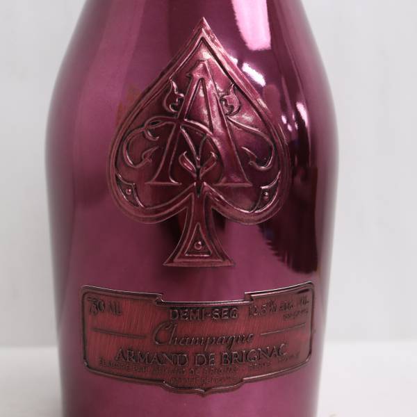 Armand de Brignac アルマンド未開封　２本　ダミーボトル ARMAND DE BRIGNAC（アルマンドブリニャック）ドゥミセック レッド
