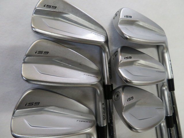 【中古 ジャンク】ピン　2021　ＰＩＮＧ　ｉ５９　アイアン　６本（５～Ｗ）　S200　DG[サビ多い]　ARCCOSグリップ