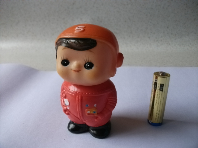  非売品 レア 当時物 滋賀銀行 しがちゃん オレンジ 宇宙飛行士 貯金箱 ソフビ フィギュア 昭和レトロ ノベルティ ビンテージ(キャラクター)｜売買されたオークション情報、yahooの商品情報を キャラクター