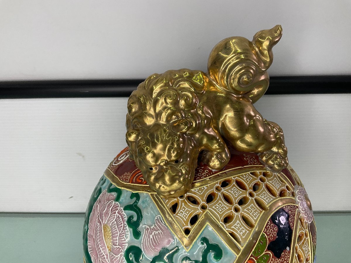 九谷焼 香炉 獅子 茶道具 三足 -三つ足香炉の中古品・新品・未使用