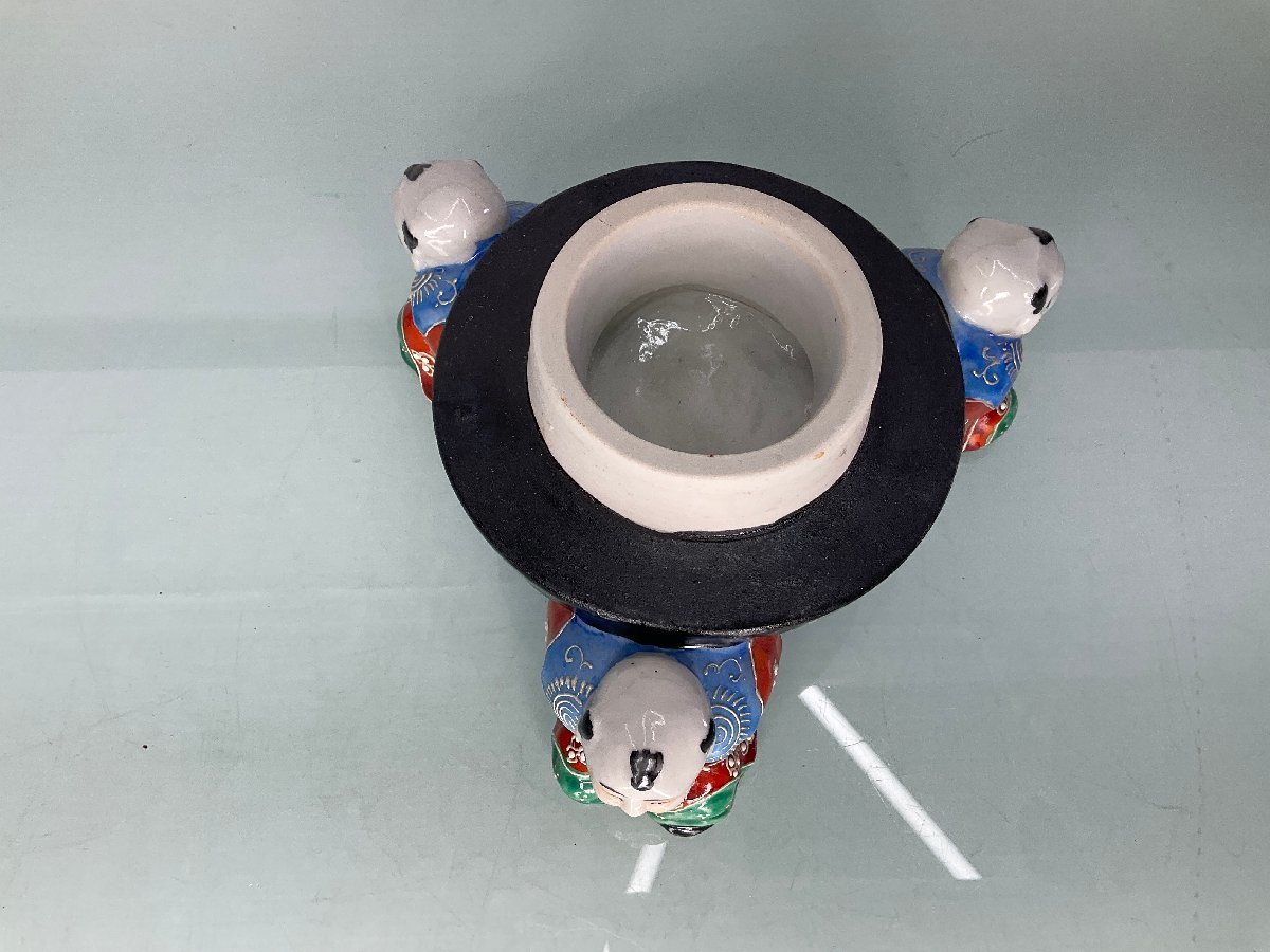 九谷焼 香炉 獅子 茶道具 三足 -三つ足香炉の中古品・新品・未使用