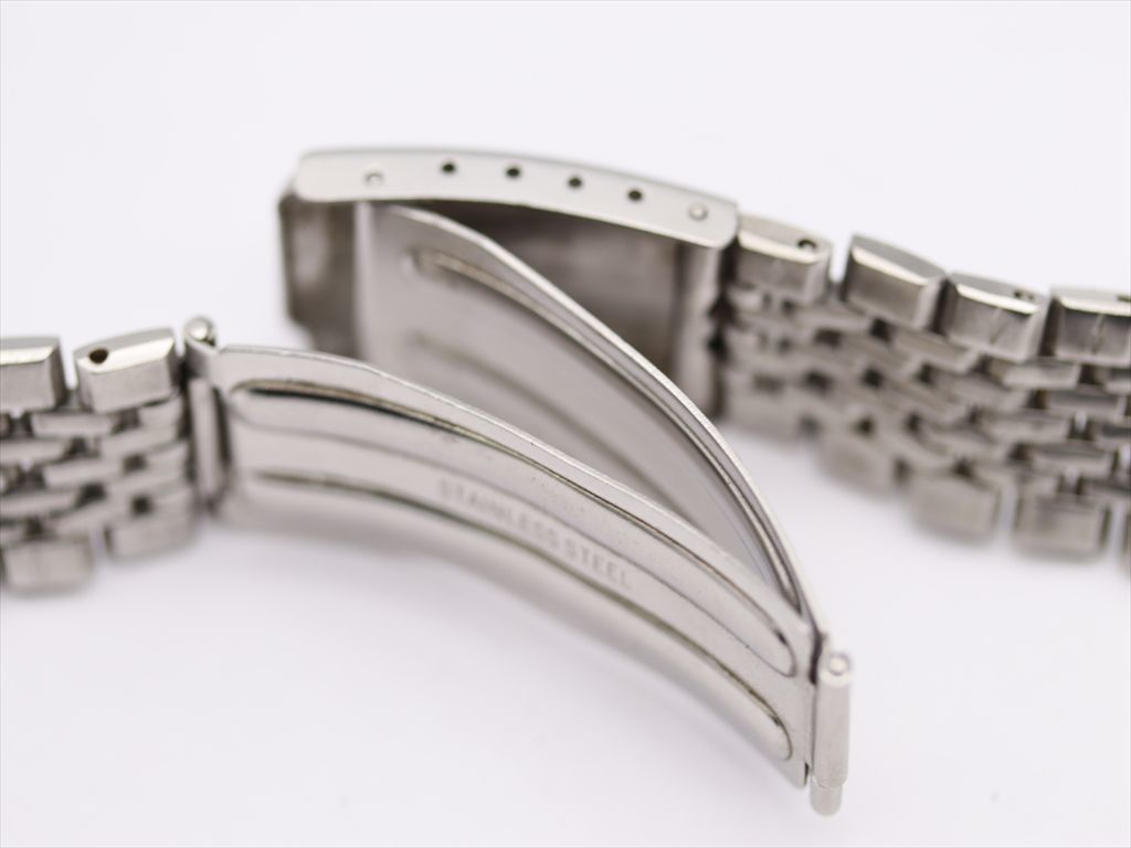 1円 SEIKO/キングセイコー KS 純正ベルト シルバーカラー 18mm用 SSブレス メンズ腕時計用 NKM 2000000 キングセイコー KS セイコー INC. SELECT メンズ