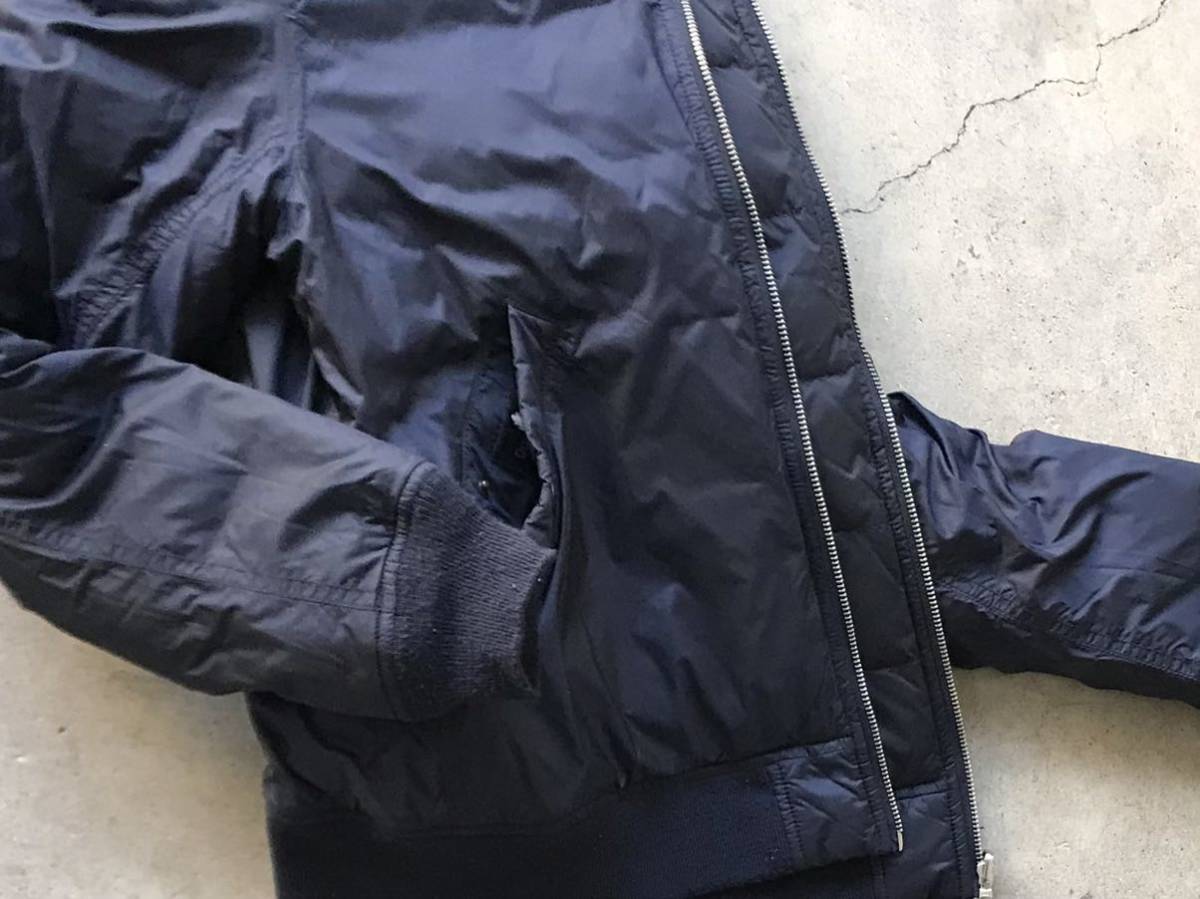 EDIFICE別注 ALPHA INDUSTRIES リバーシブル仕様 中綿ダウン MA-1 