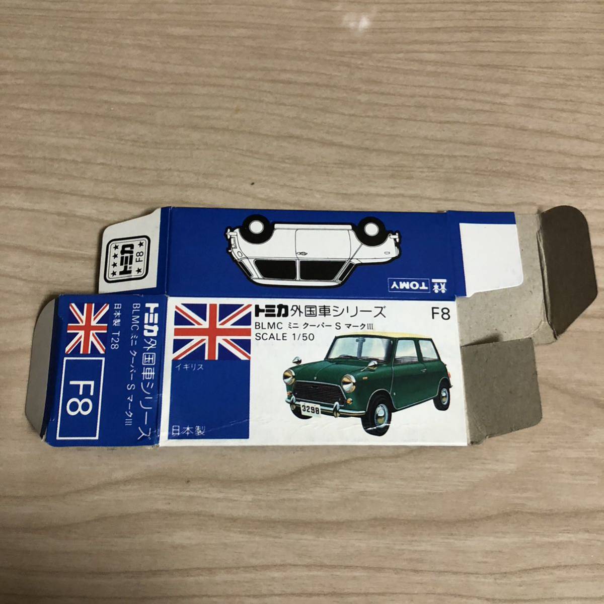 トミカ 青箱 BLMC F8 ミニクーパーS 日本製 ミニクーパー S マークⅢ
