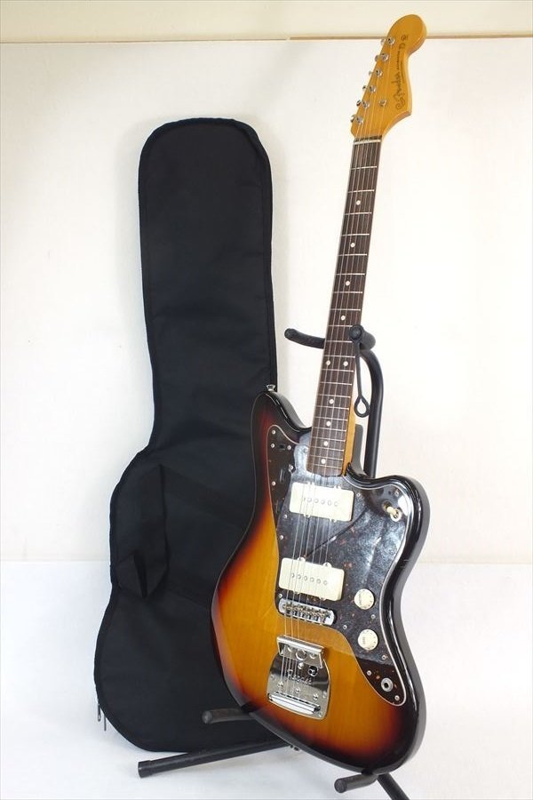 ◆ Fender フェンダー JAZZMASTER　JAPAN　JDシリアル ギター 取扱説明書有り ソフトケース付き 中古現状品 230209G3174