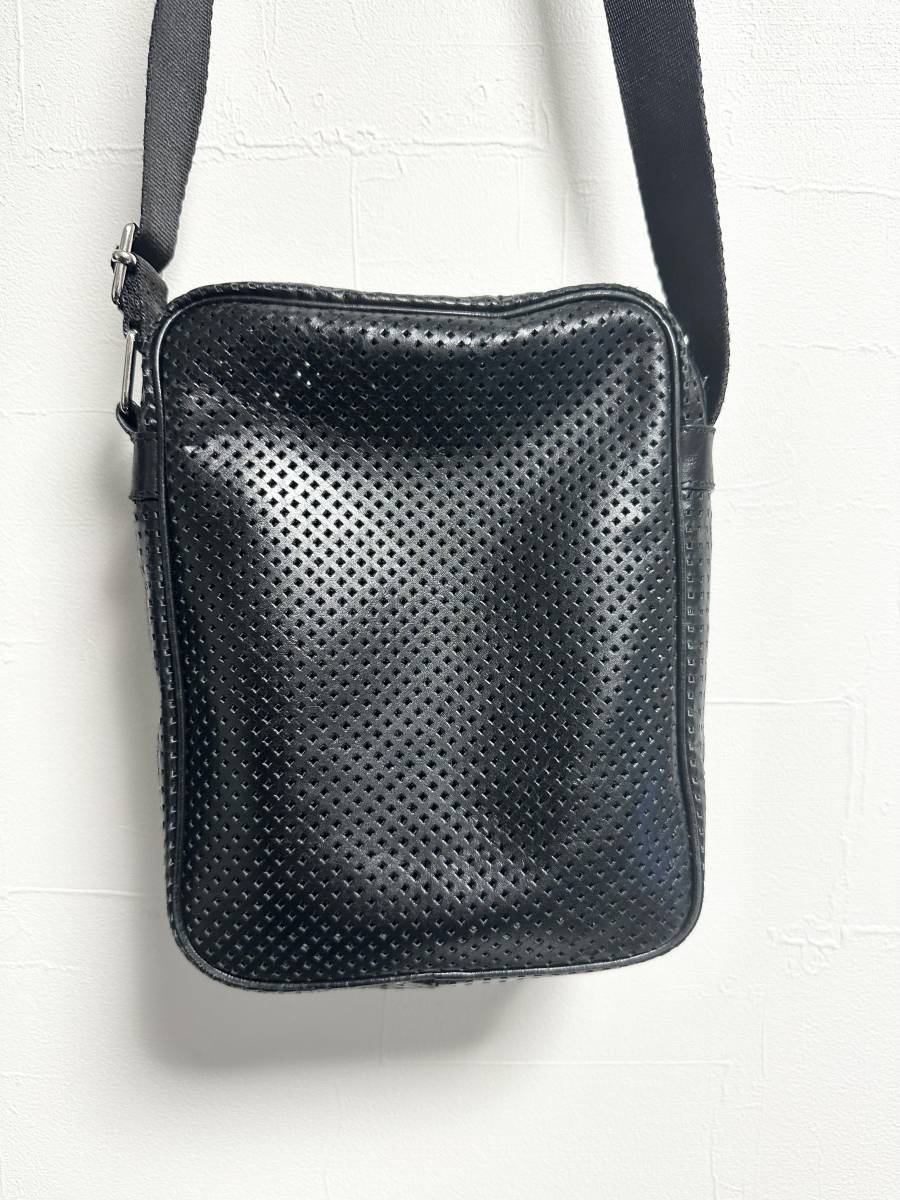 DIOR HOMME ディオールオム パンチングレザーショルダーバッグ 