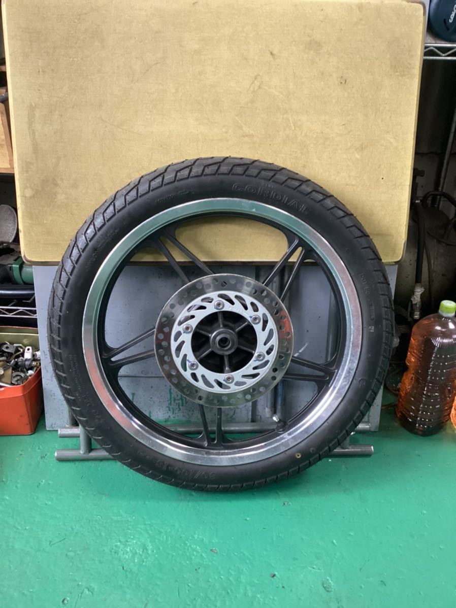 CBF125T LALP… フロントホイール タイヤ付き 補修などに CBF125T LALP… フロントホイール タイヤ付き 補修などに
