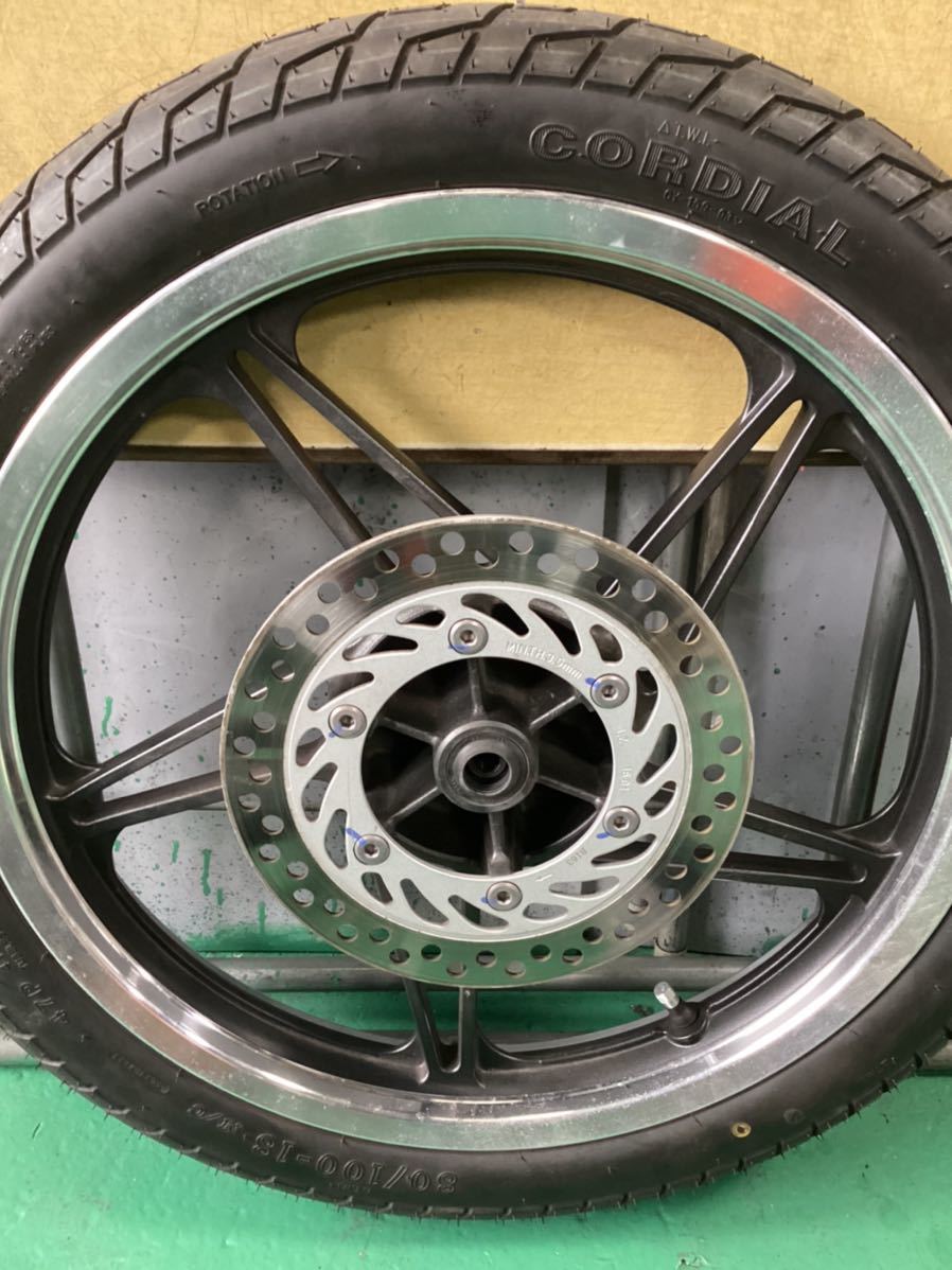 CBF125T LALP… フロントホイール タイヤ付き 補修などに CBF125T LALP… フロントホイール タイヤ付き 補修などに