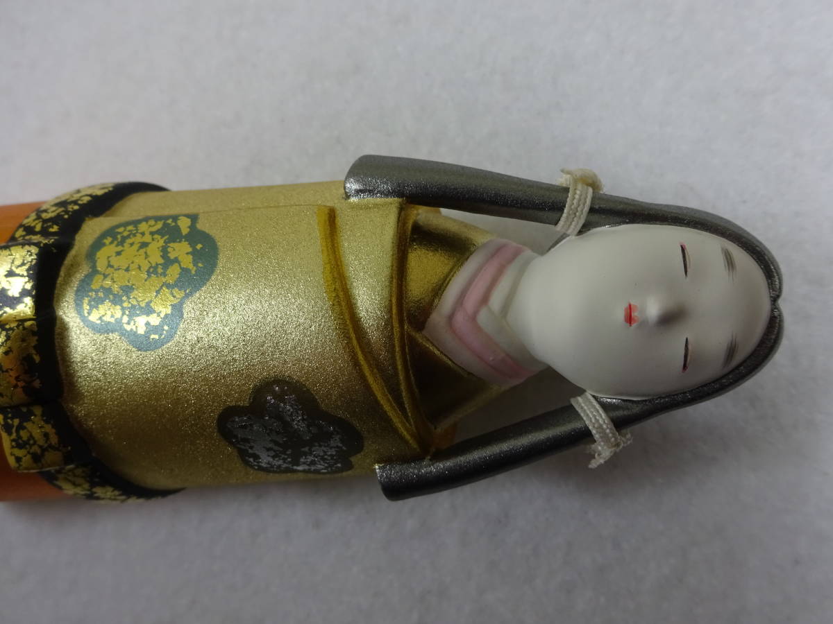寿珠雛 茜 二代西頭哲三郎 博多人形 雛人形 二代 西頭哲三郎 作 博多人形 彩立雛 ひな人形 彩色金彩 博多人形師