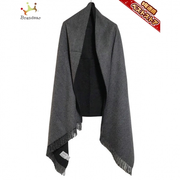 未使用THE INOUE BROTHERS イノウエブラザーズ　マフラー　グレー THE INOUE BROTHERS【ザイノウエブラザーズ】brushed scarf 