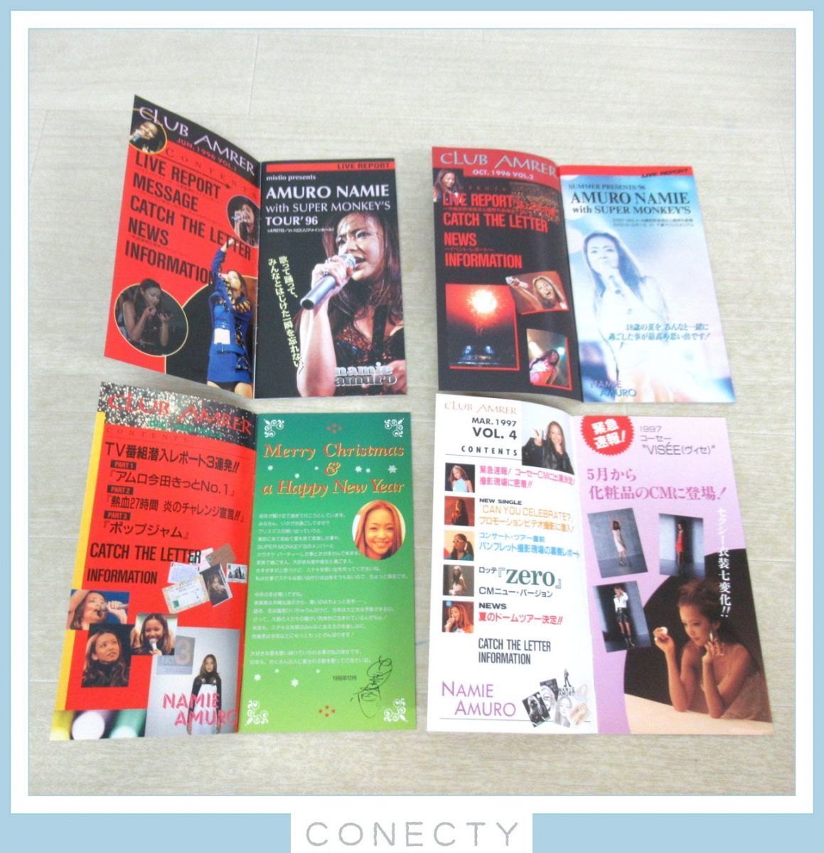 安室奈美恵 パンフレット 写真集 ファンクラブ会報 など 22冊 【公式通販】