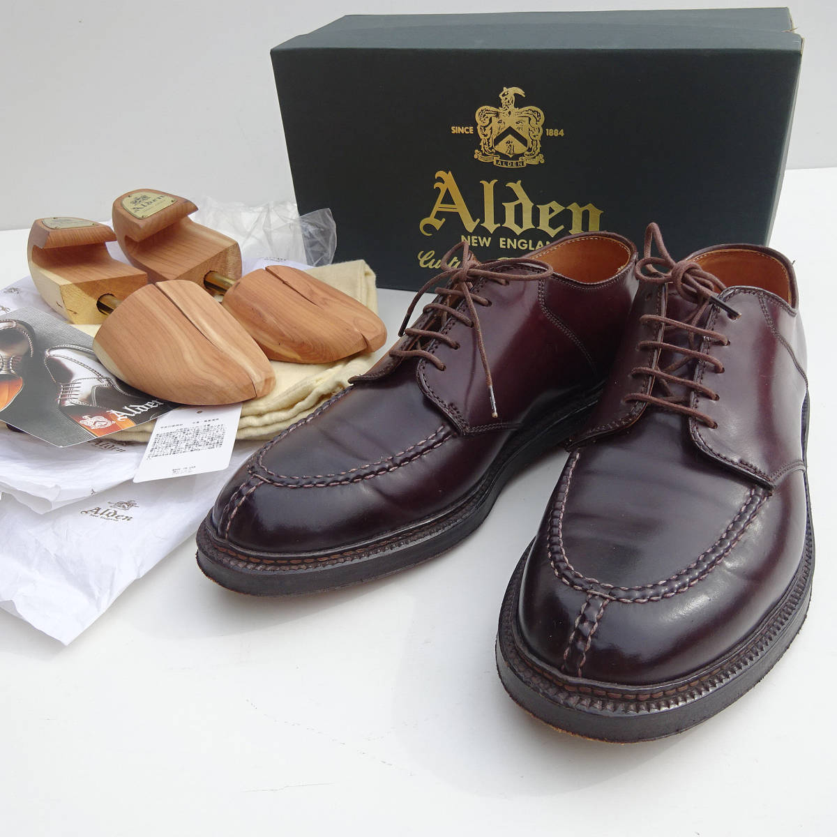 オールデン 7D【貴重☆コードバン仕様/(米)BROGUE別注/D7501】プラザ