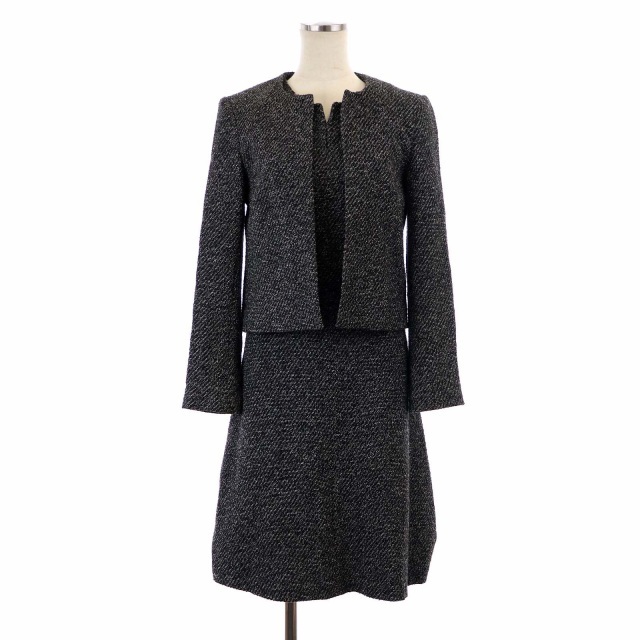 セオリー ワンピース、ジャケット （セオリー ワンピーススーツ 黒 #0  