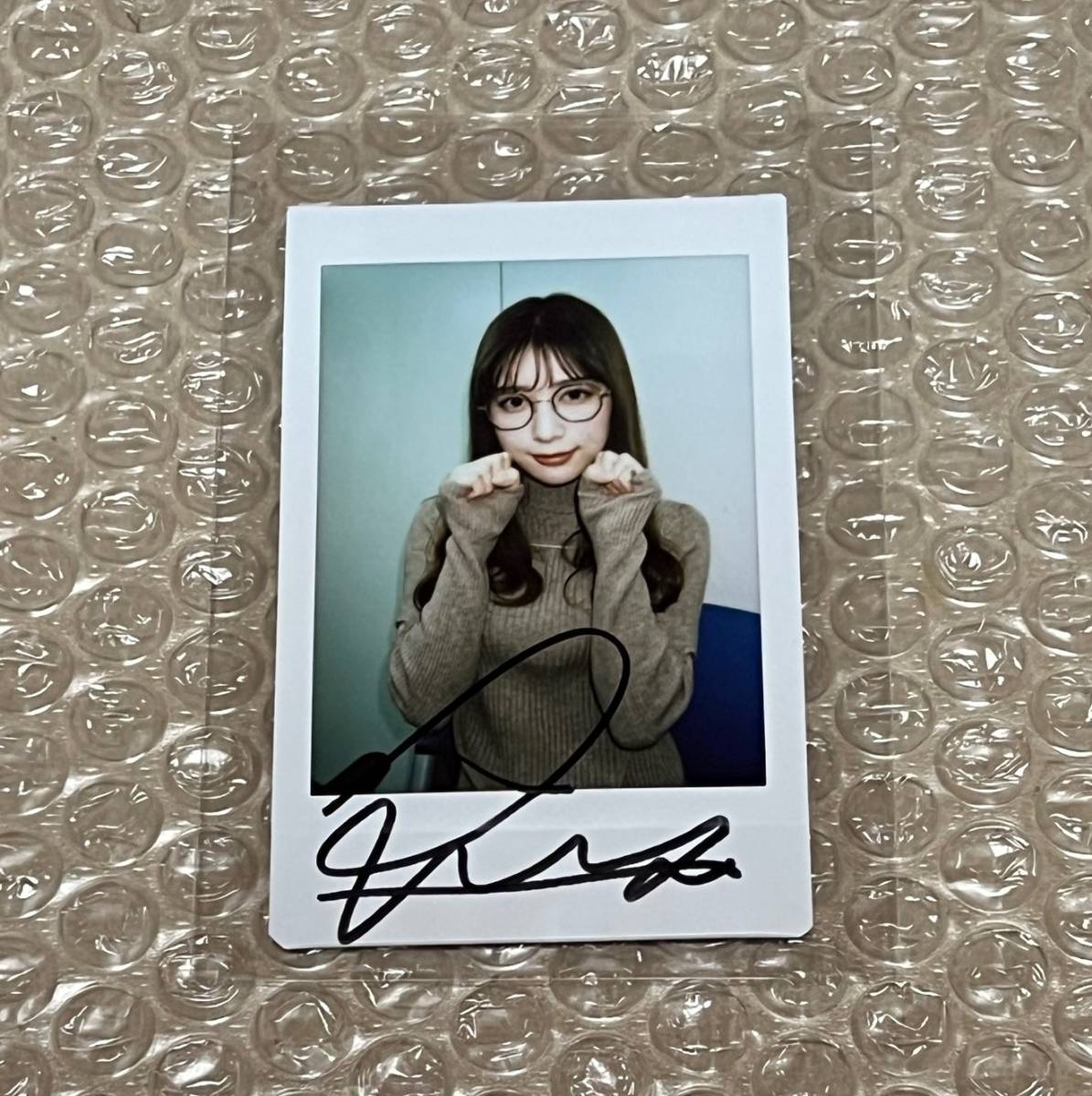 雪平莉左 ヤングアニマル2号イベント サイン入りチェキ 雪平莉左 雪平