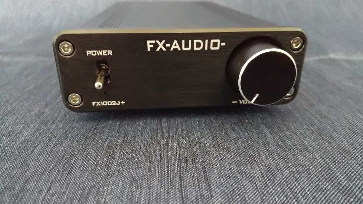 FX-AUDIO FX1002J+ アンプ＆ACアダプター FX-AUDIO FX1002J+ ブラック ACアダプター付 FX1002J+ FX-AUDIO FX