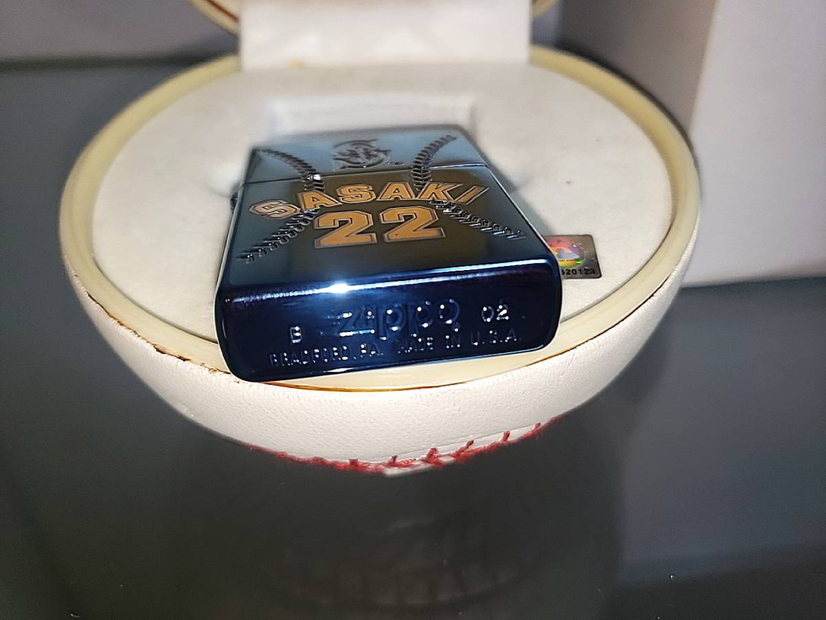 ZIPPO メジャーリーグ シアトルマリナーズ 佐々木主浩 KAZUHIRO SASAKI 