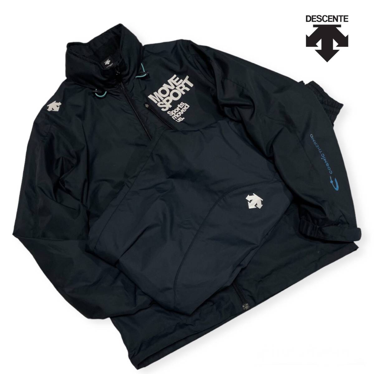 豊富な，HOT DESCENTE デサント Move Sport 裏地メッシュ COSMIC THERMO ウインドブレーカー セットアップ 上下 Mサイズ(デサント)｜売買されたオークション情報、yahooの商品情報をアーカイブ公開 - オークファン ナイロン