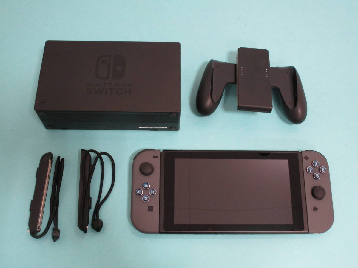 070 A 中古・一部ジャンクニンテンドーSwitch グレー 初期型 本体 070