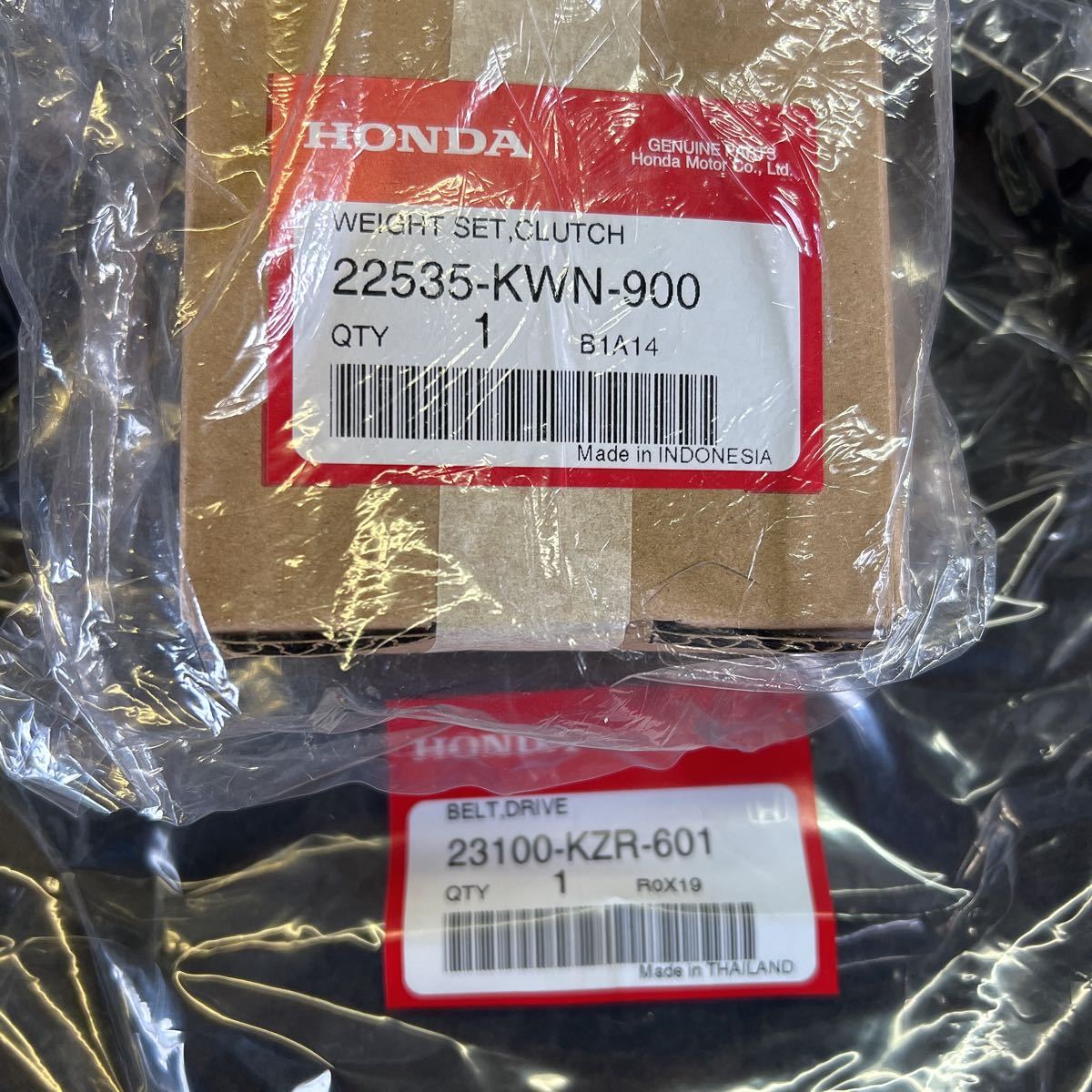 リード125 駆動系リフレッシュセット　Vベルト　フェイスセット　クラッチ　エアクリーナー　ホンダ純正　JF45