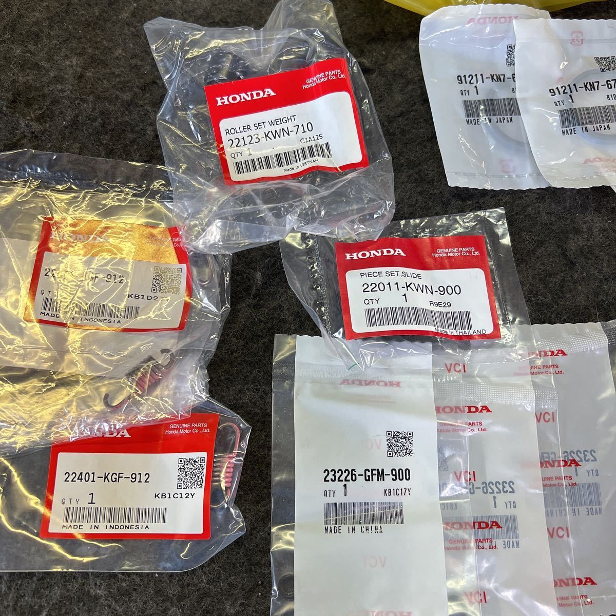 リード125 駆動系リフレッシュセット　Vベルト　フェイスセット　クラッチ　エアクリーナー　ホンダ純正　JF45