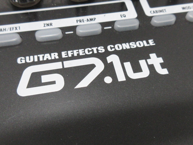 n64798-ty ジャンク□ZOOM ズームギターマルチエフェクター G7.1ut