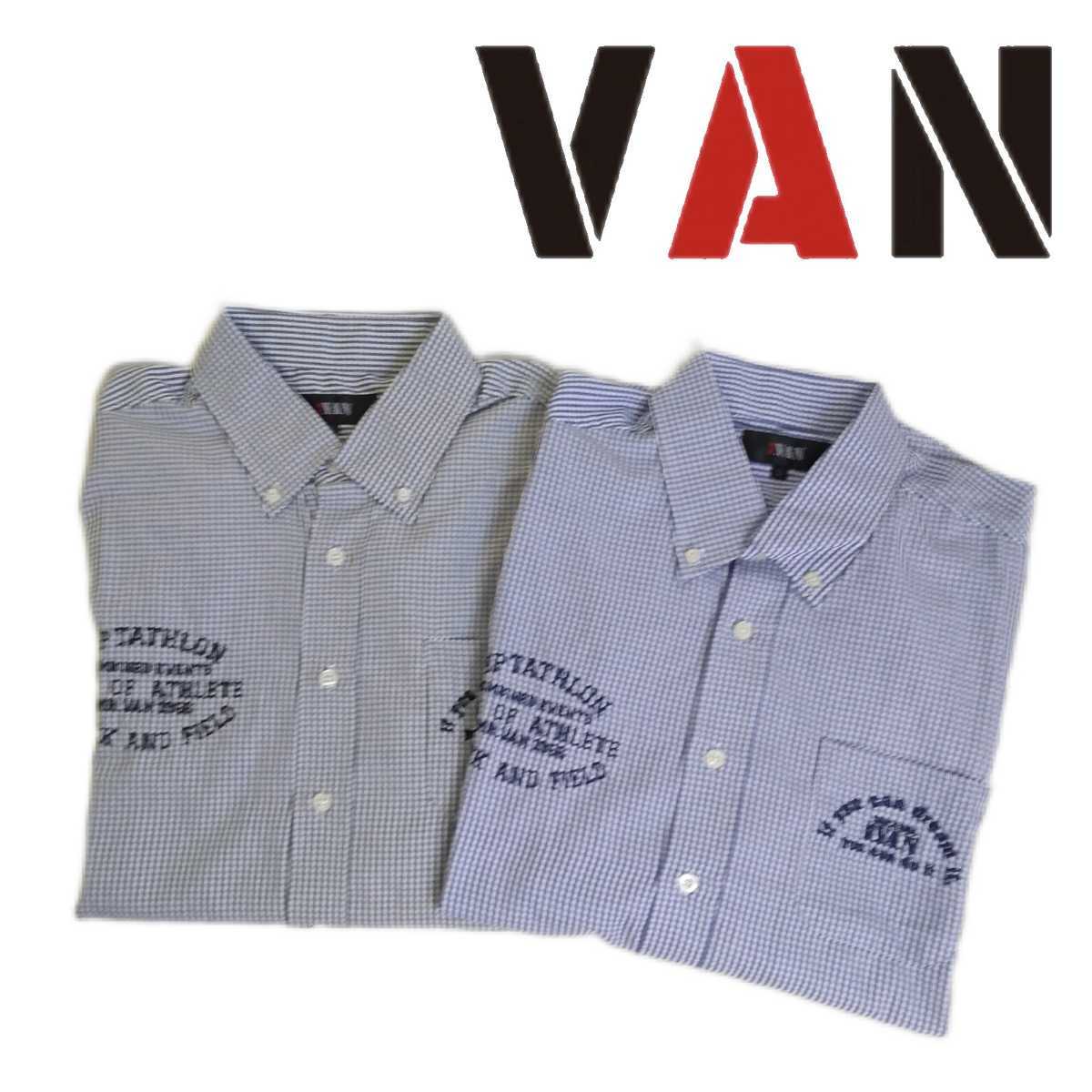同様 豪華刺繍2点 MR.VAN VAN JAC ボタンダウン 長袖シャツ ドレスシャツ L ミスターバン ヴァンヂャケット バンヂャケット ...