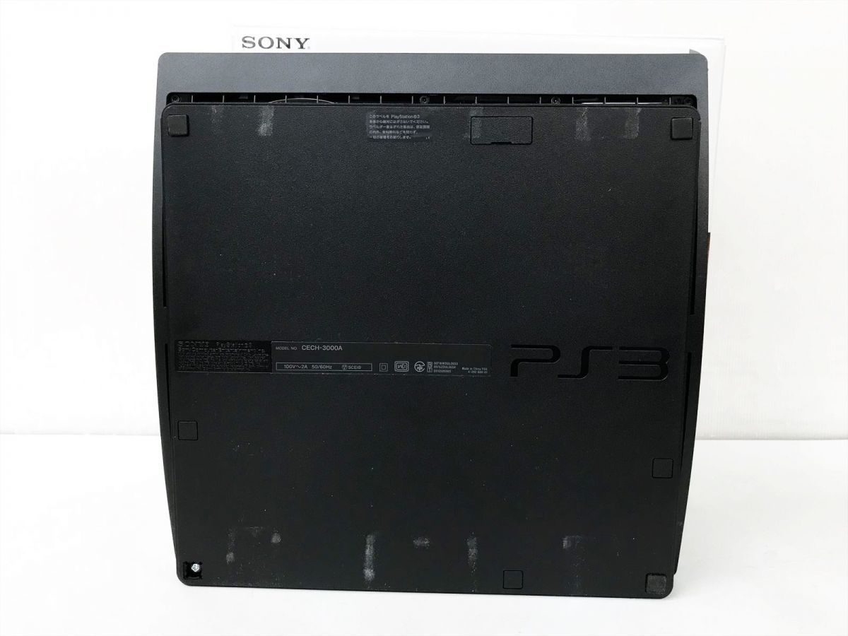 1円】PS3 本体 セット 160GB ブラック SONY PlayStation3 CECH-3000A