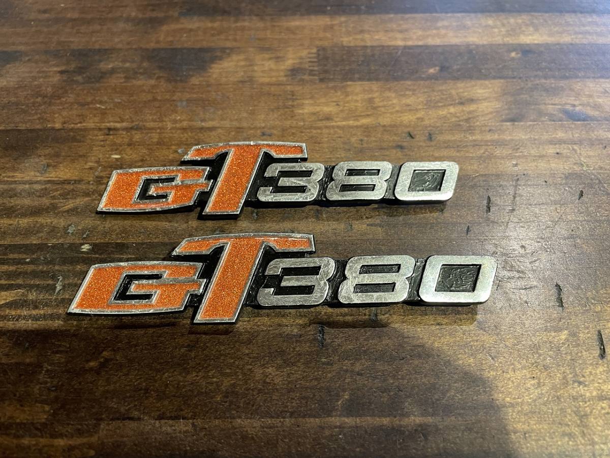 SUZUKI GT380 タンクエンブレム スズキ